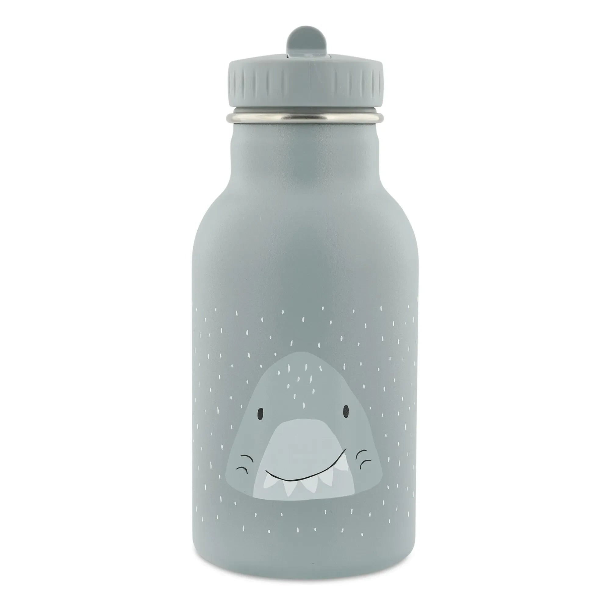 Trixie - Botella de agua isotérmica Mr Shark 350 ml | Gris