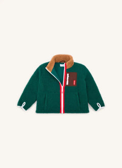 Hello Hossy - Chaqueta de forro polar con cremallera | Verde