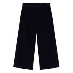 Petit Bateau - Pantalones Bridge de pana de canalé | Azul noche
