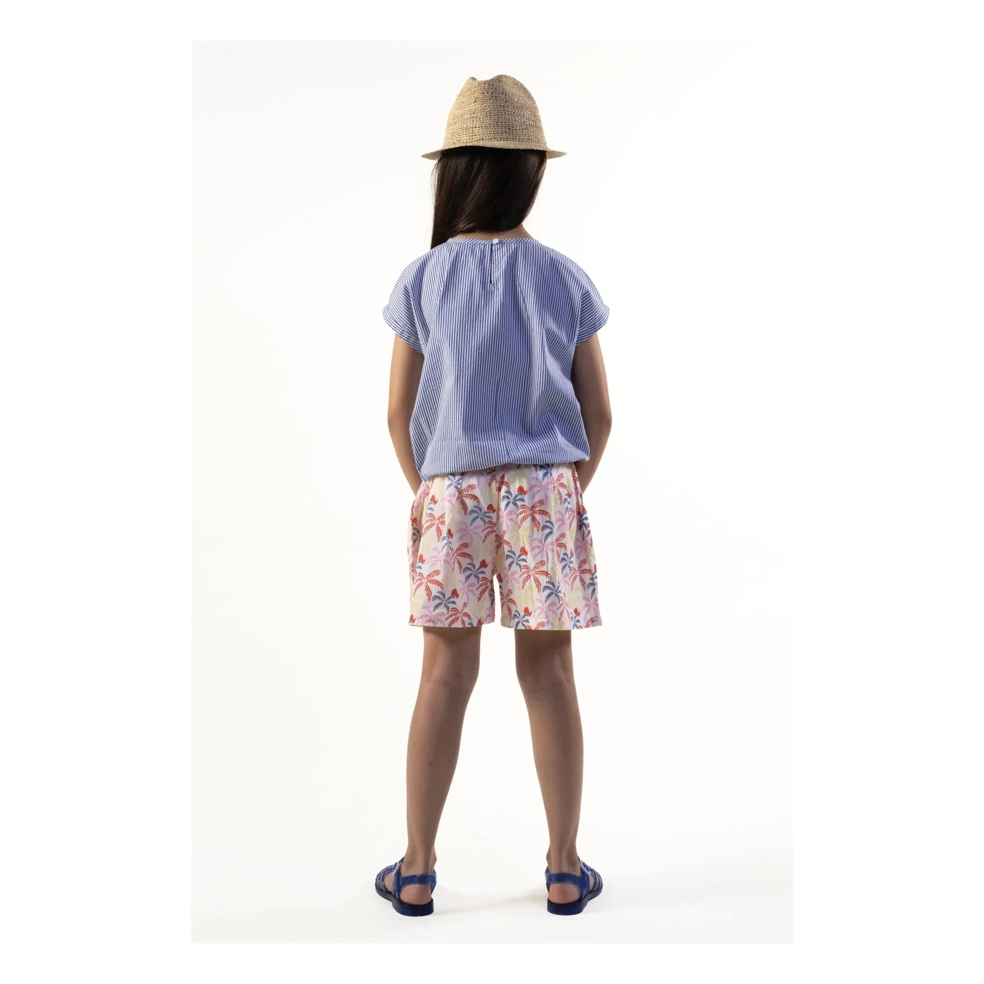 Sunchild - Blusa Mae a rayas | Azul