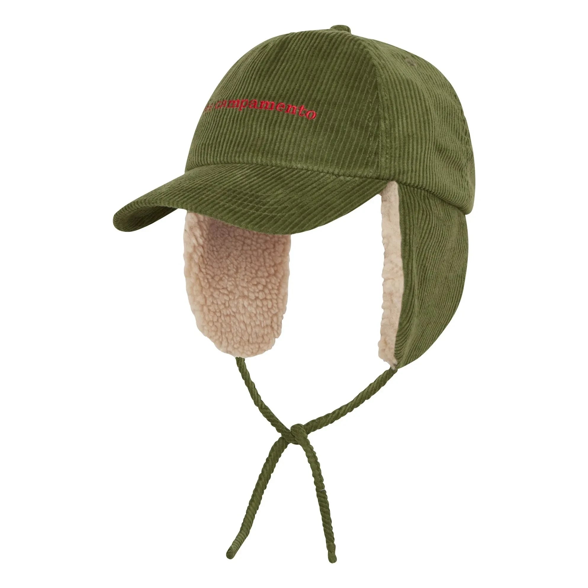The Campamento - Gorro Chapka de Terciopelo | Verde