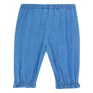 Bonton - Pantalón Chambray Noodle | Azul vaquero