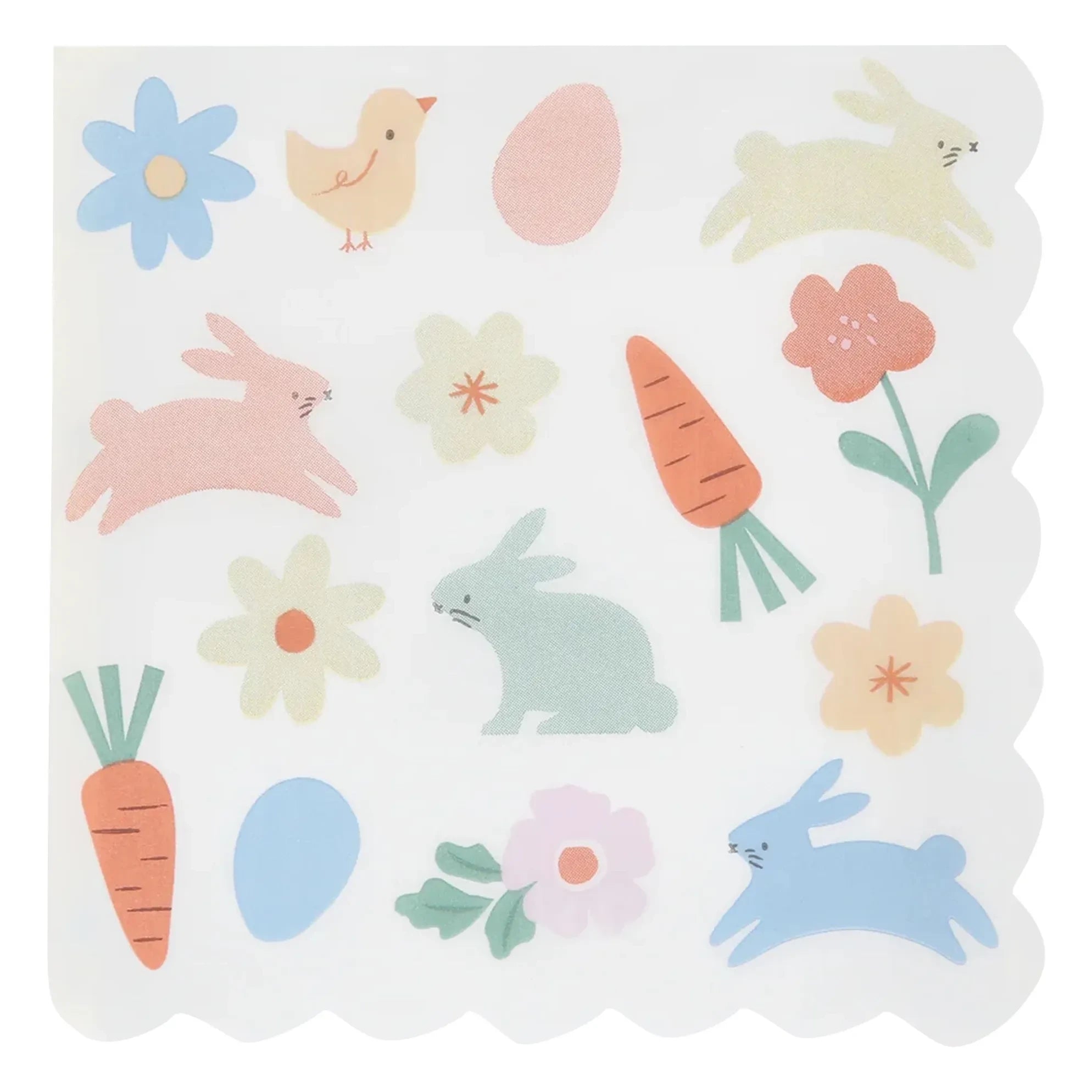 Meri Meri - Servilletas de papel de Pascua - Juego de 16 | Crudo