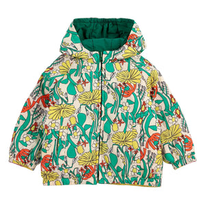 Bobo Choses - Chaqueta de bebé reversible de fibra reciclada con bloques de color | Amarillo