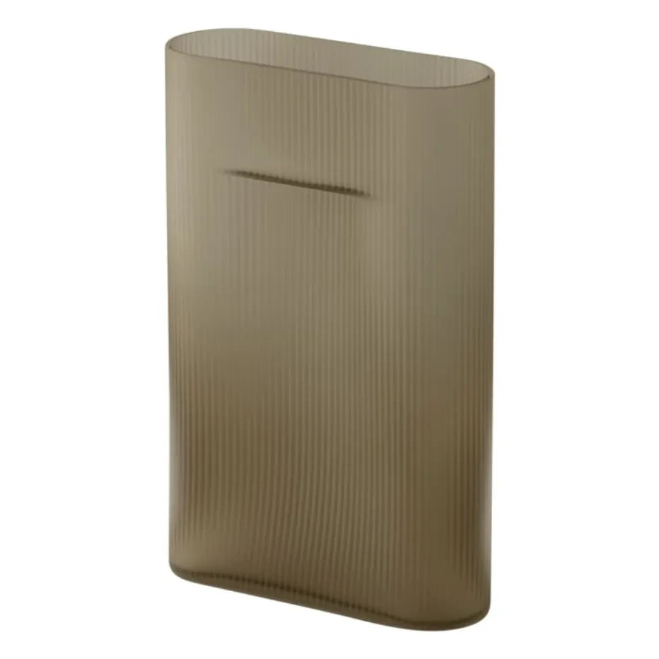 Muuto - Jarrón Ridge | Marrón polvo