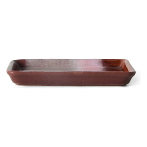 HKliving - Plato de servir de cerámica Bloom | Rosa
