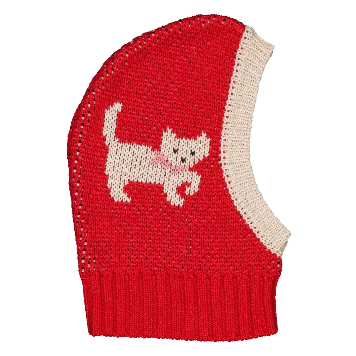 Hello Simone - Sudadera con capucha Gato pingüino | Rojo
