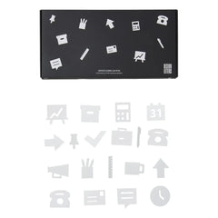 Design Letters - Mesaj Panosu Masa Simgeleri - 20'li Set