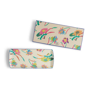 Lisa Corti - Bandeja rectangular de porcelana japonesa | Crema