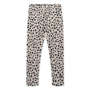 Liewood - Mallas de canalé de algodón orgánico Marien con estampado de leopardo | Marrón