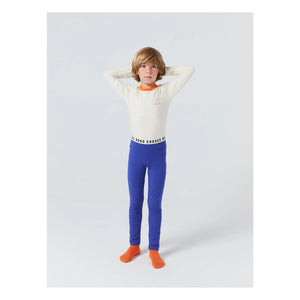 Bobo Choses - Pijama de modal y algodón orgánico con cocodrilo | Azul real