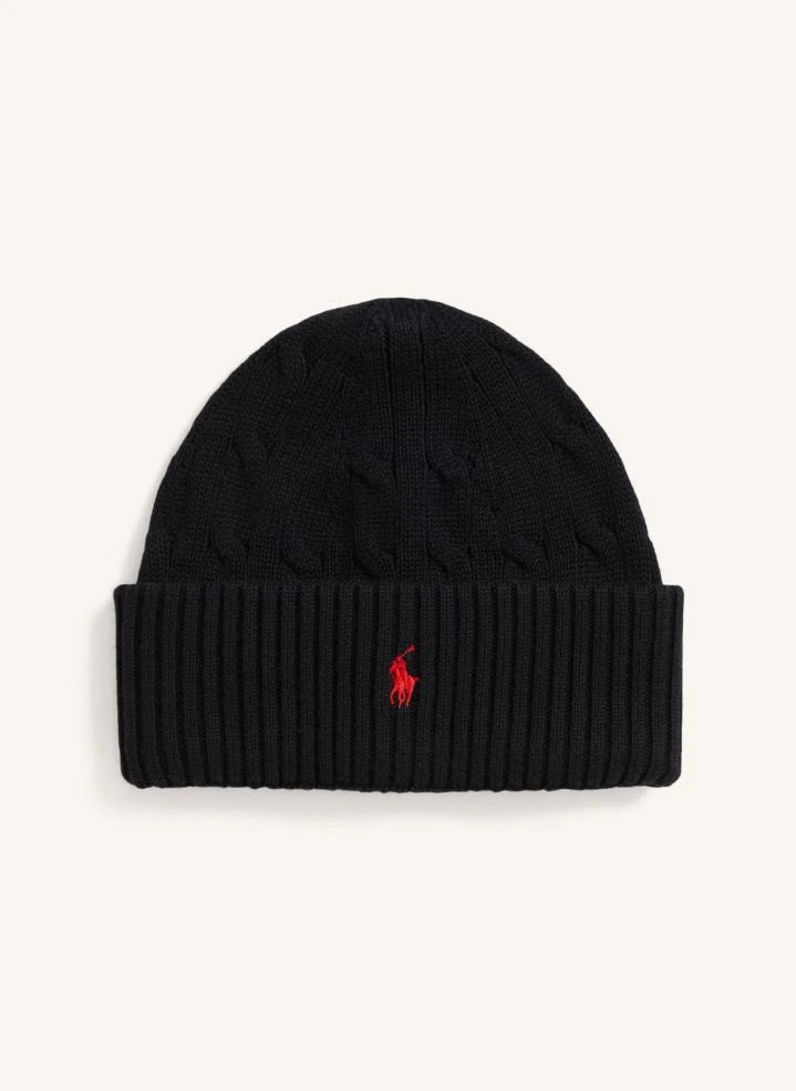 Ralph Lauren - Gorro con logo | Negro