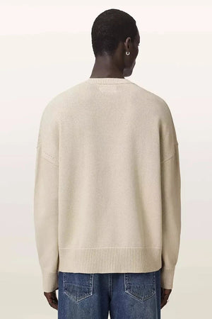 Sudadera oversize de algodón AllSaints para hombre CROSSED