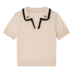 Bonpoint - Polo de lana Lisette | Crudo