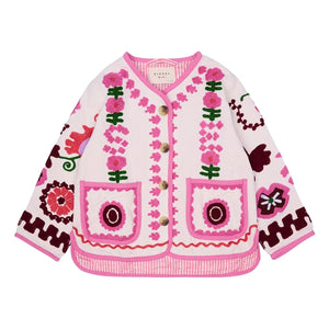 SISSEL EDELBO - Chaqueta bordada Maggie - Colección infantil | Crudo