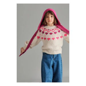 Mipounet - Jersey Corazones Nórdicos | Crema
