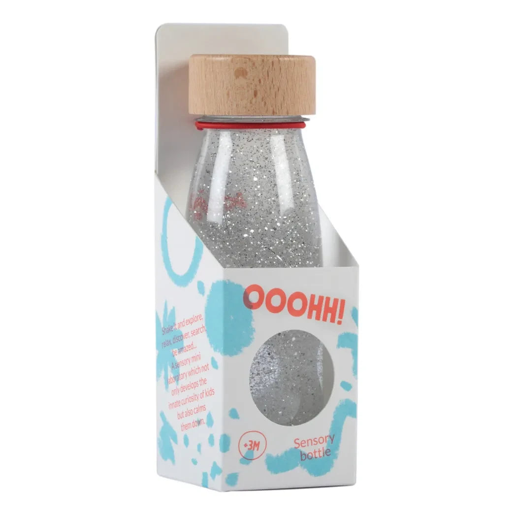 Petit Boum - Botella sensorial | Plata