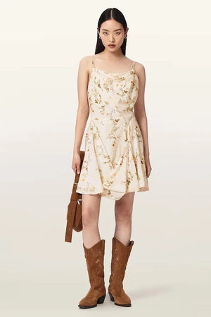 Vestido de verano de viscosa AllSaints CLAIRE