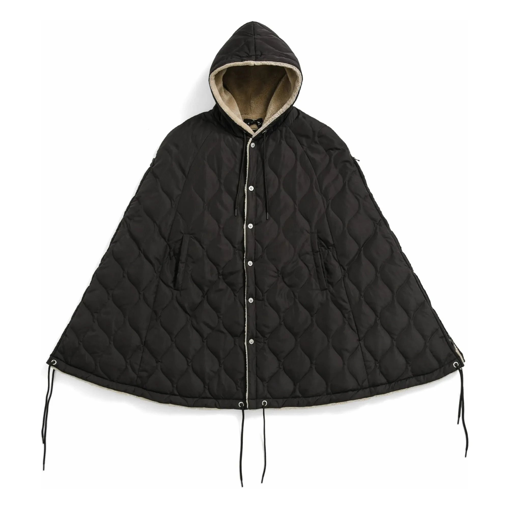 Taion - Chaqueta de capa militar | Chocolate