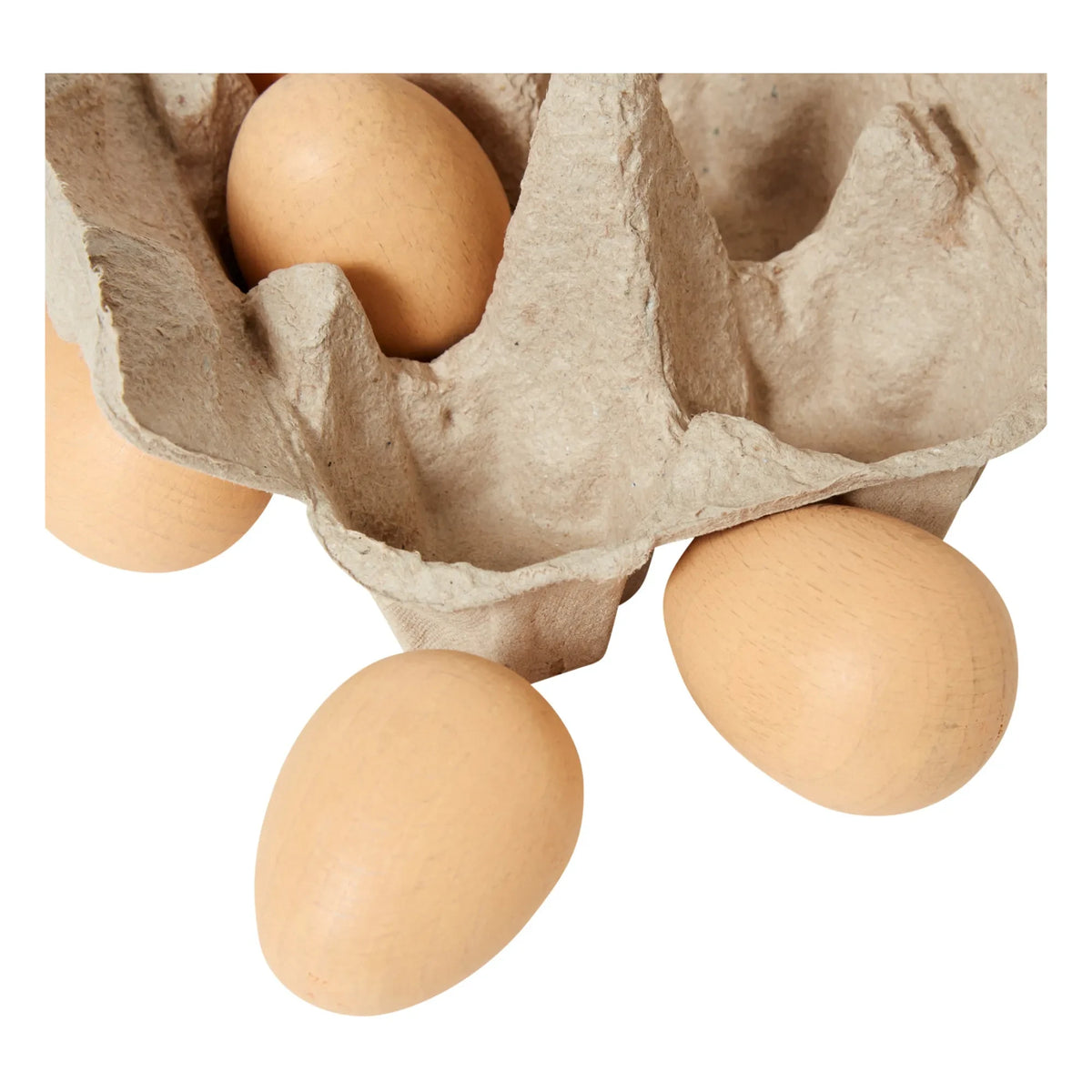 Erzi - 6 Cartones de Huevos Marrones