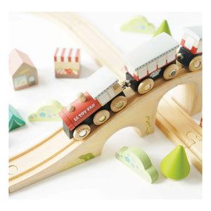 Le Toy Van - Açık Ahşap Tren Seti