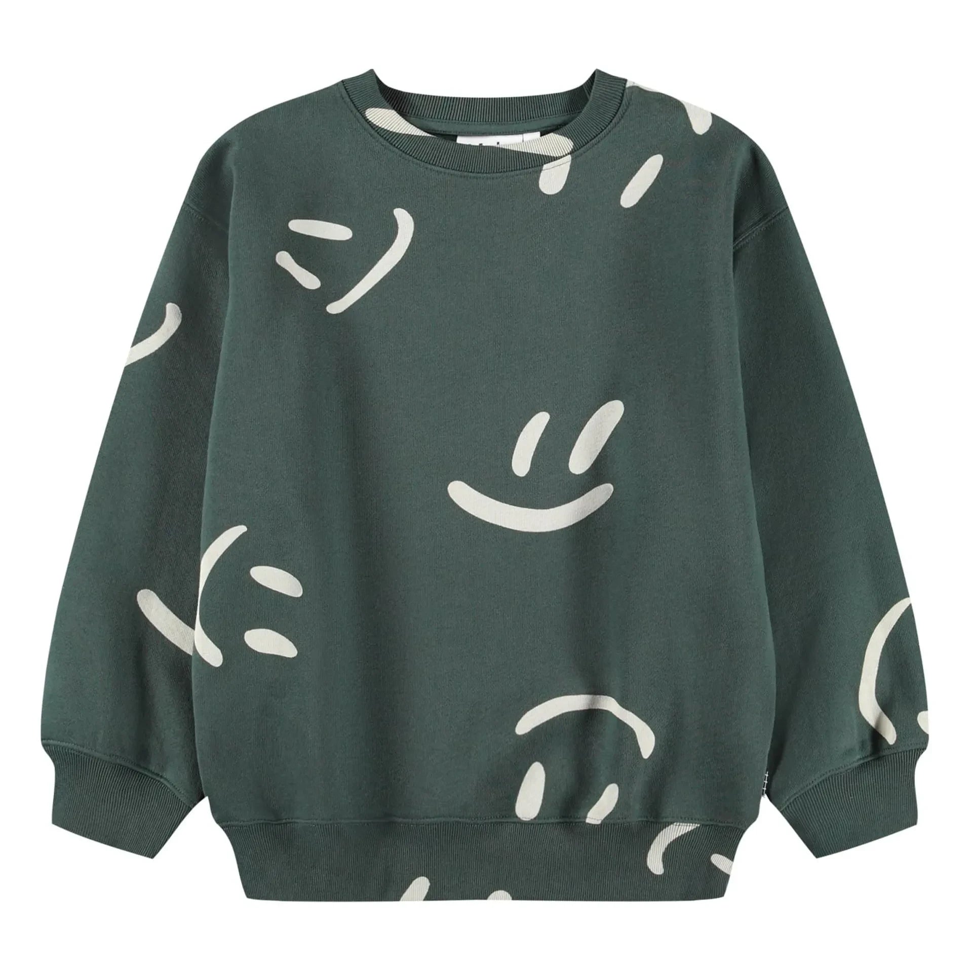 Molo - Monti Smileys jersey de algodón orgánico | Verde