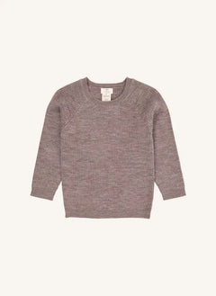Copenhagen Colors - Jersey clásico de lana merina | Taupe Brown