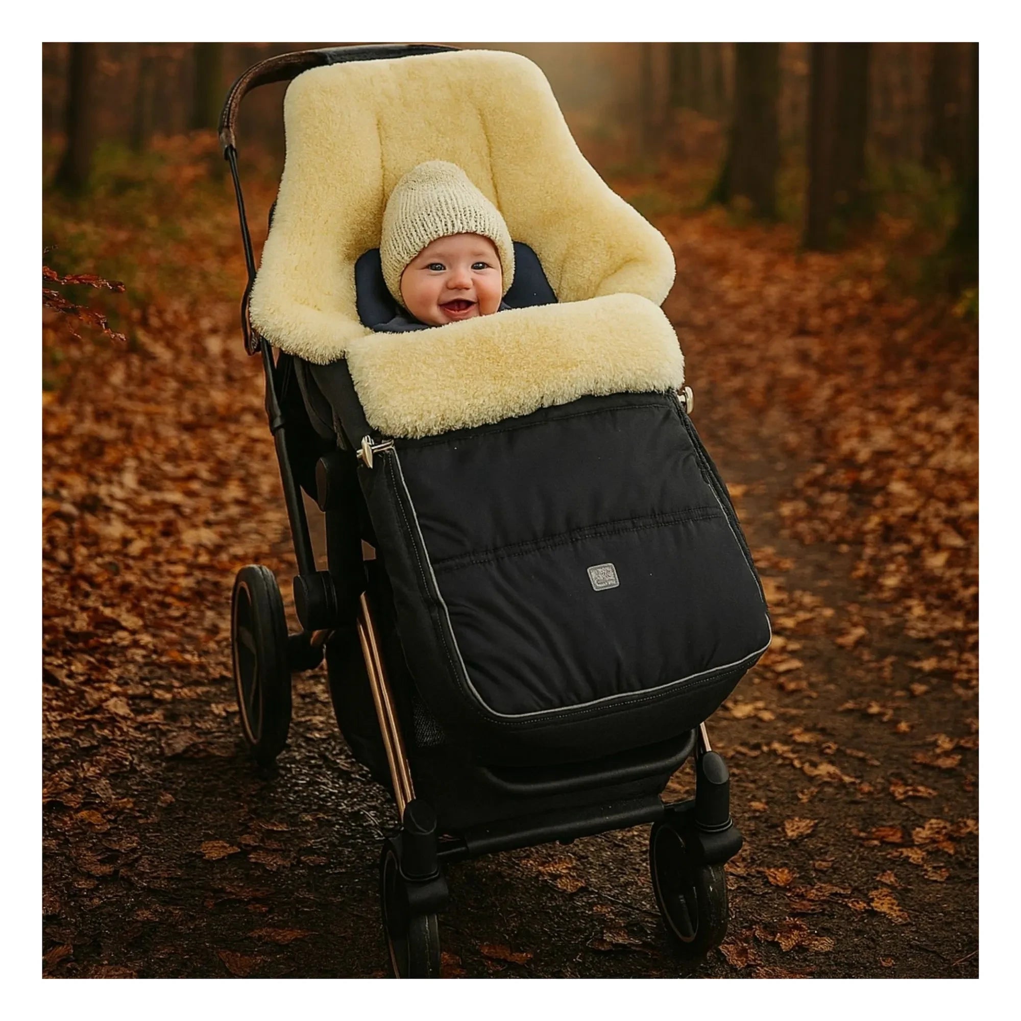 Kaiser - Saco universal de piel de cordero Dublas 2.0 | Negro