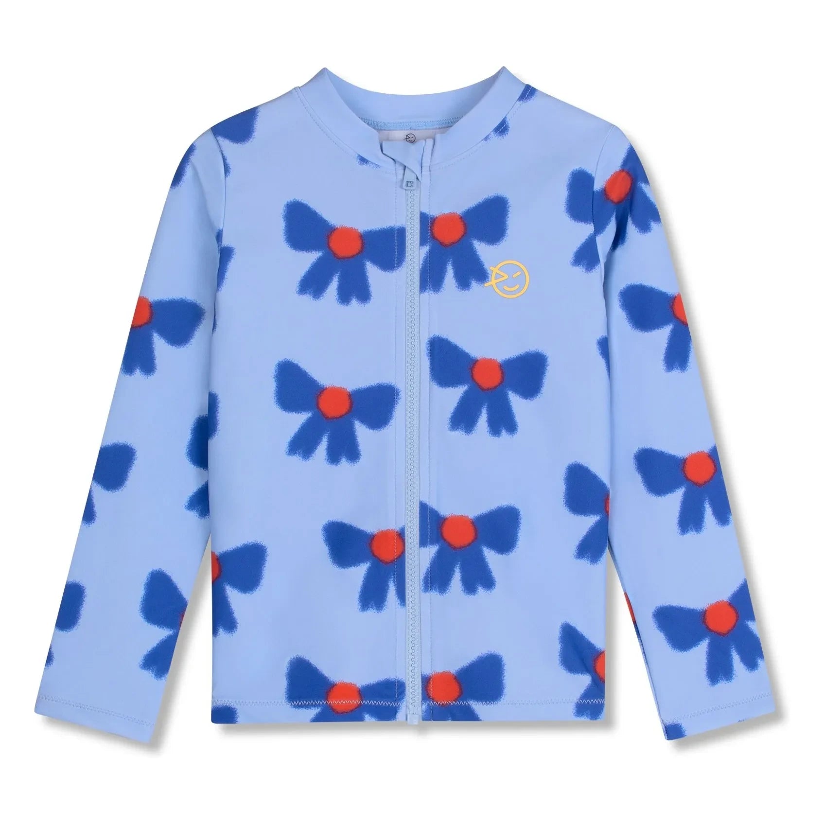 Wynken - Camiseta con cremallera anti-UV Nudos Fibras recicladas | Azul
