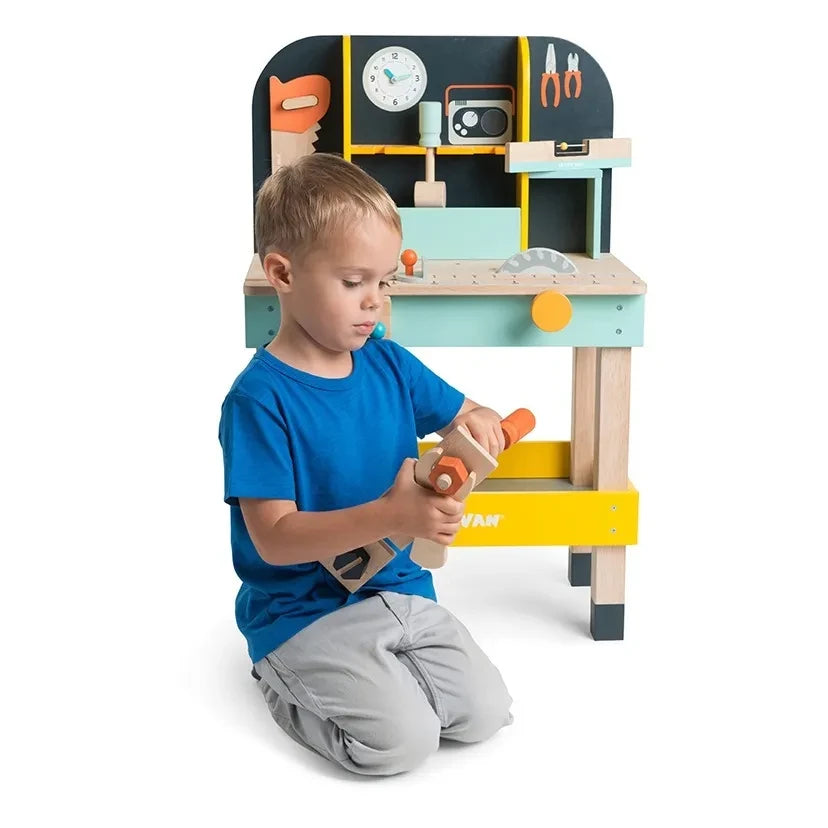 Le Toy Van - Banco de trabajo y 12 accesorios
