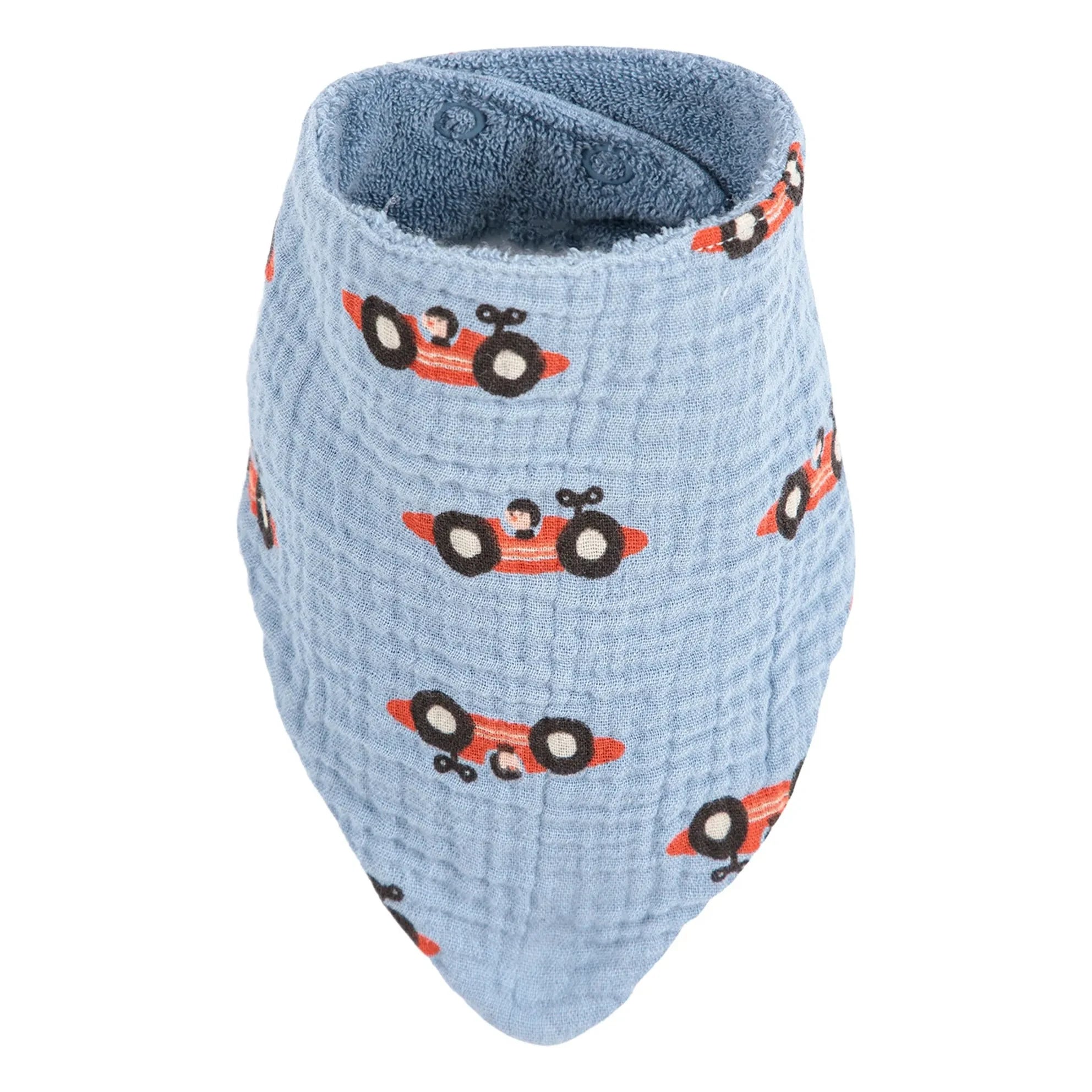 Bobo Choses - Coches | Conjunto de pijama y peto azul claro