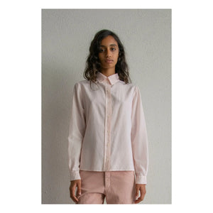 THEAVANT - L'Homme Camisa de popelín de seda y algodón | Rosa claro
