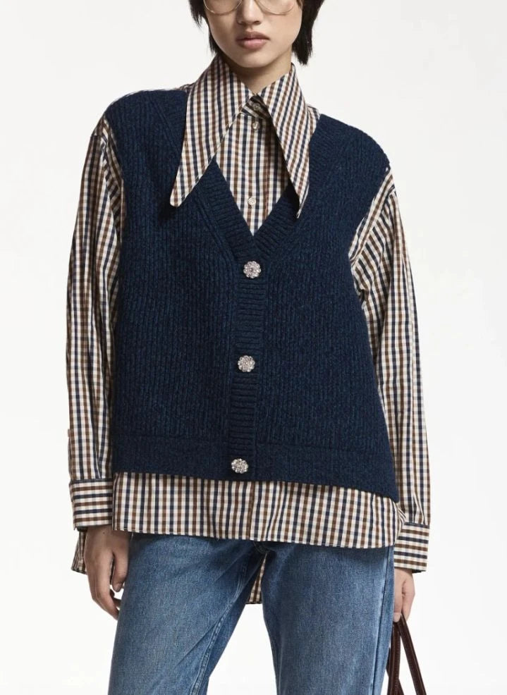 Essentiel Antwerp - Kute Mix Blusa | Gris