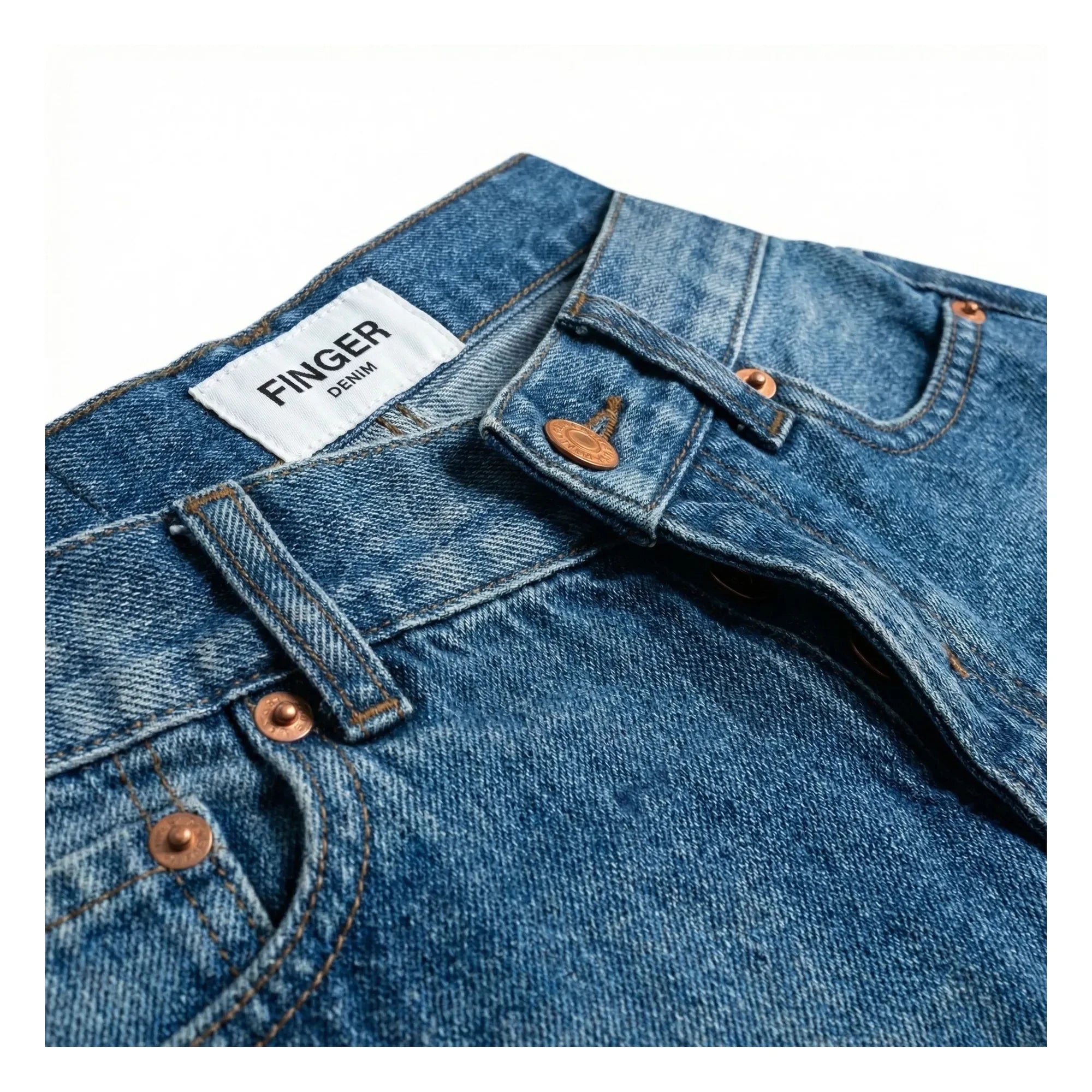 Finger in the nose - Shorts Eva de mezclilla | Azul denim