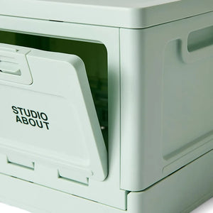 Studio About - Üst üste konulabilir saklama kutusu | Nane Yeşili