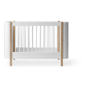 Oliver Furniture - Cuna Mini+ de madera de roble, kit junior no incluido