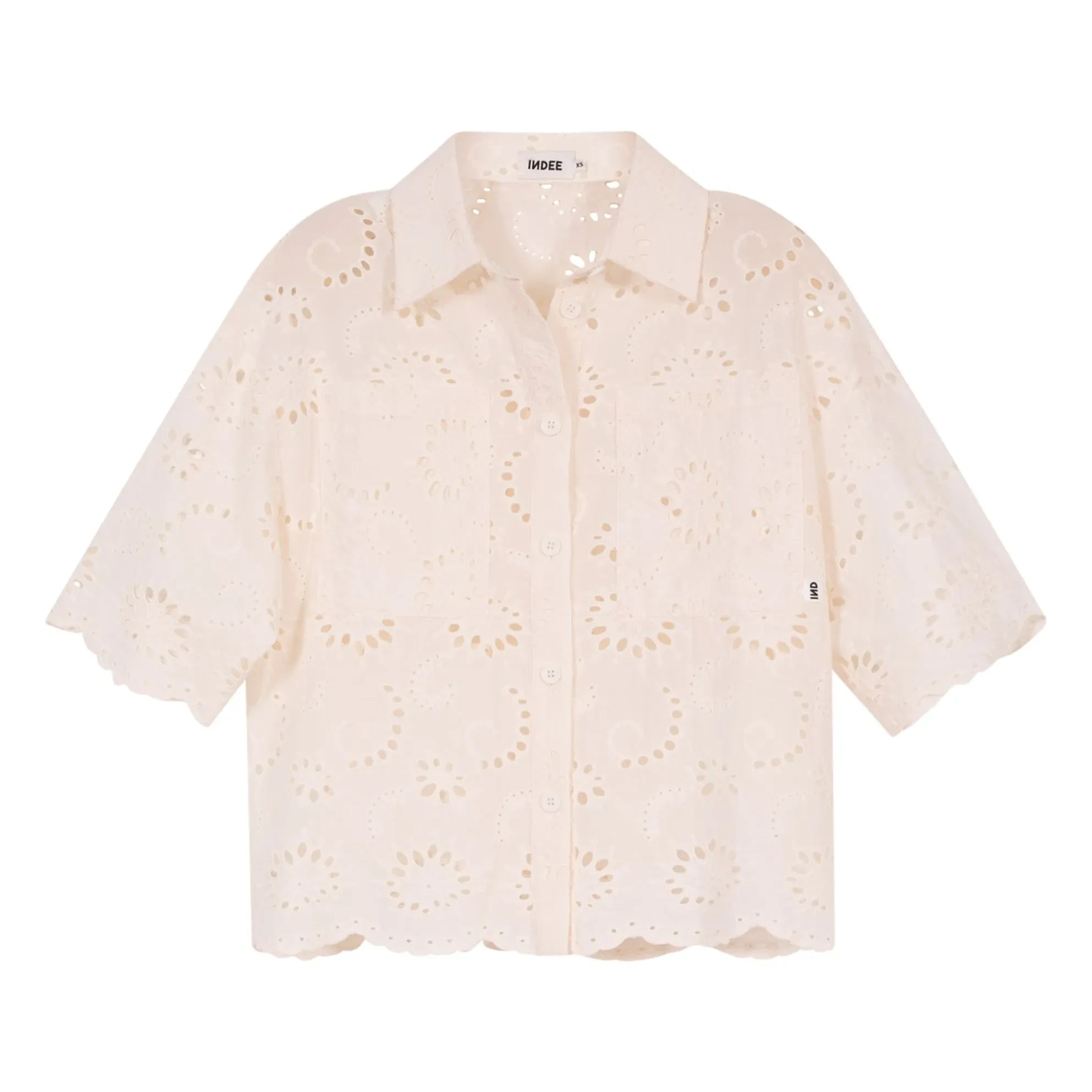 Indee - Camisa bordada Valbelle | Blanco