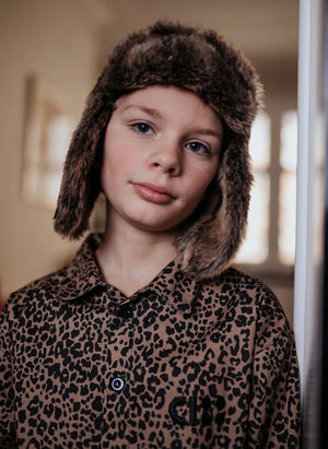 Cos I Said So - Overshirt con logo de leopardo | Marrón