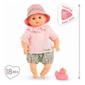 Corolle - Mi primer bebé - Bébé bain Coralie | Rosa claro