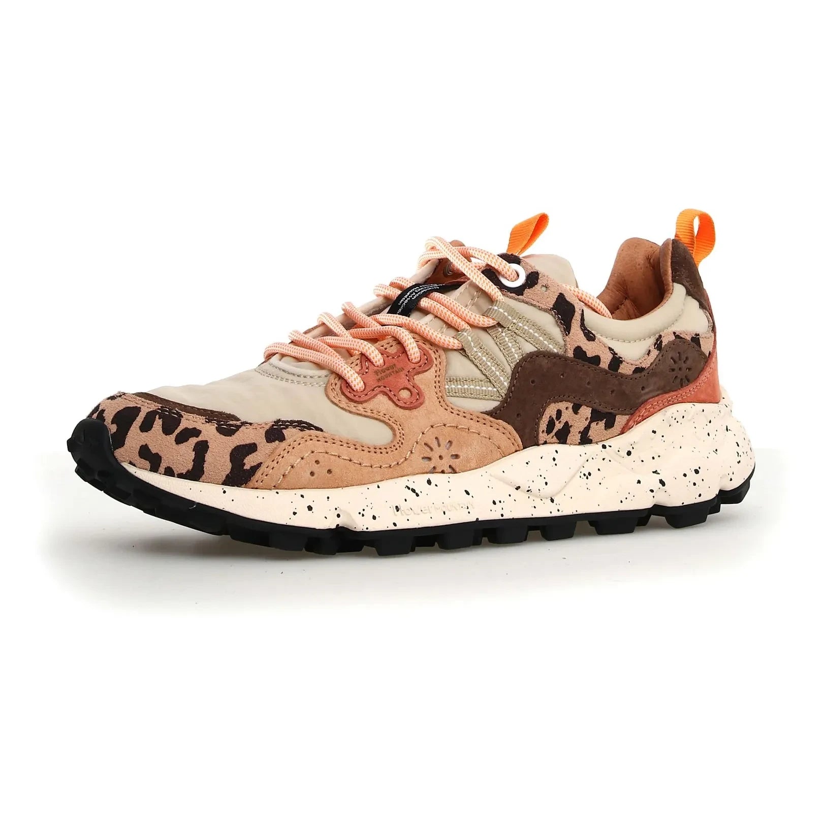 Flower Mountain - Zapatillas Yamano 3 Uni de Ante, Nailon y Estampadas | Beige