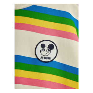 Mini Rodini - Sudadera de rayas de algodón orgánico | Crudo