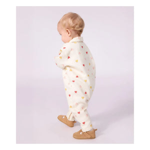 Petit Bateau - Combination Hearts | Ekru