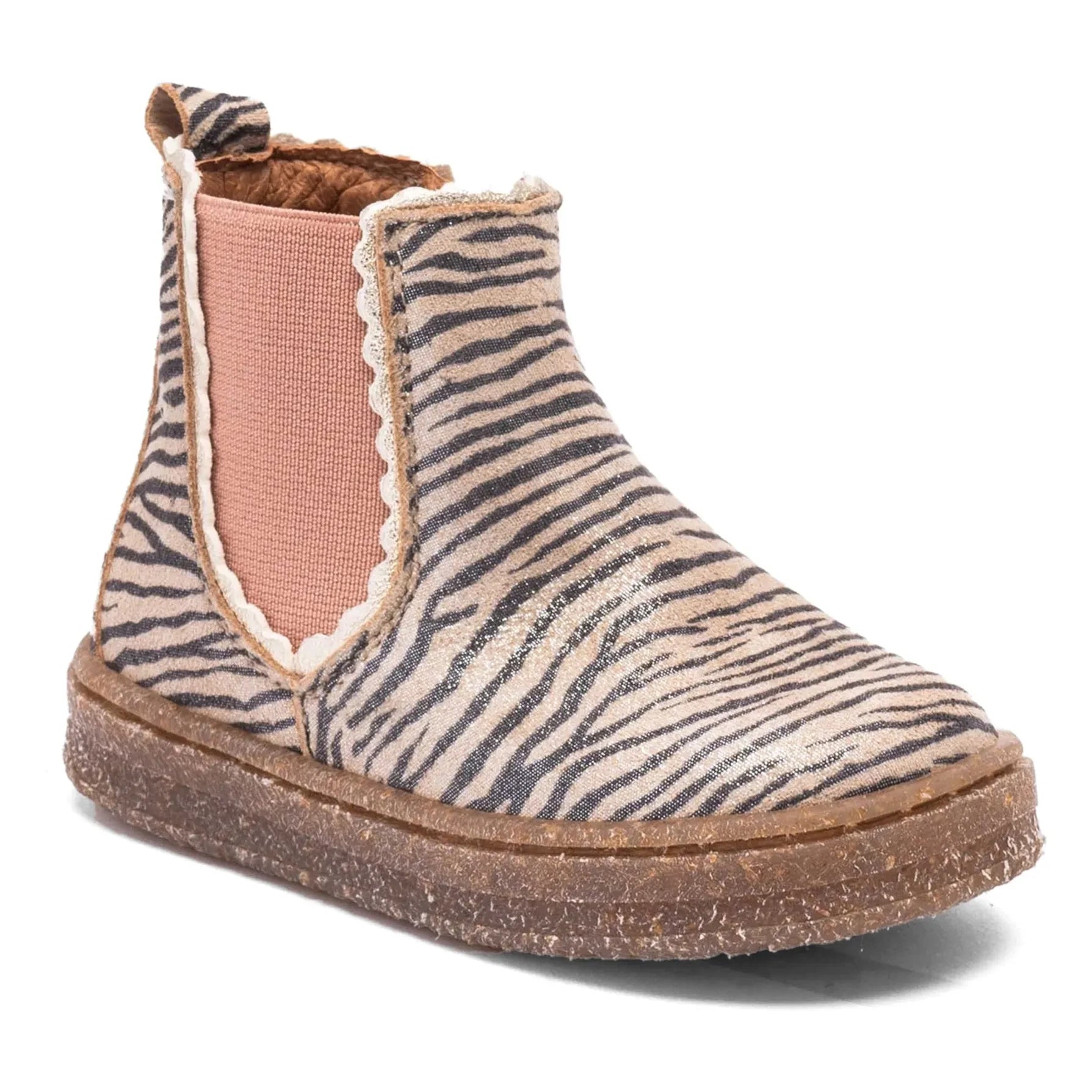 bisgaard - Botas Siggi con purpurina | Beige