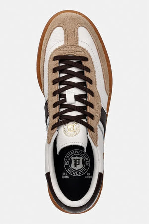Zapatillas deportivas de cuero Bedford Polo Ralph Lauren para mujer