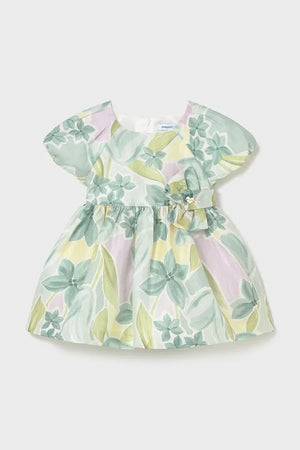 Vestido de lino infantil Mayoral