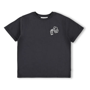 Molo - Camiseta Rodney Doodle de algodón orgánico | Negro