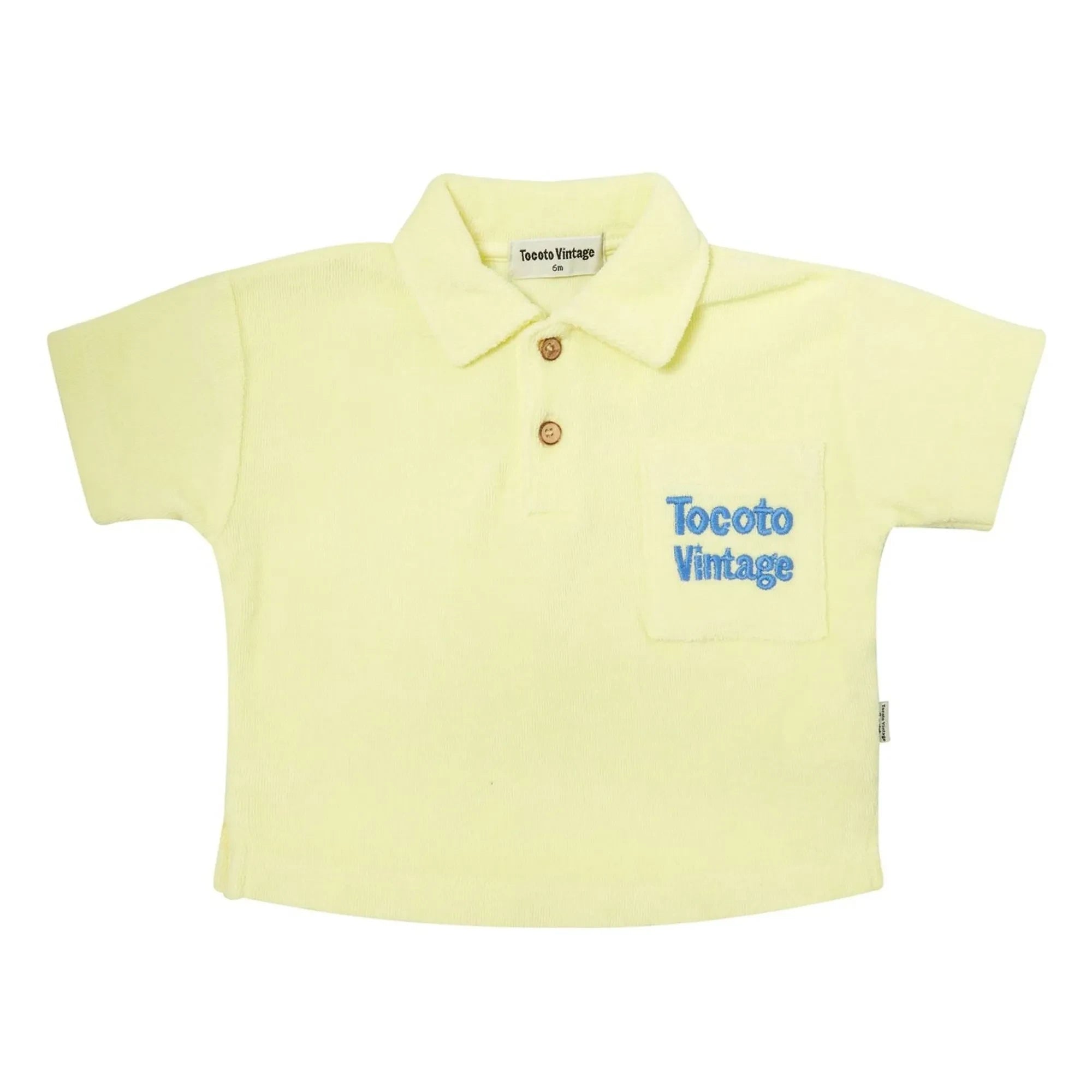Tocoto Vintage - Camiseta de Felpa | Amarilla
