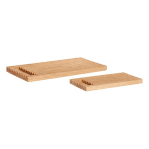 Hübsch - Tablas de corte de roble FSC - Juego de 2 | Roble