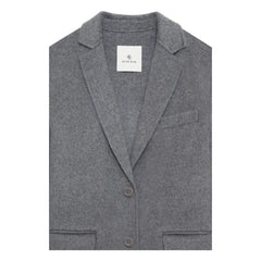 Anine Bing - Chaqueta de lana y cachemira Quinn | Gris jaspeado