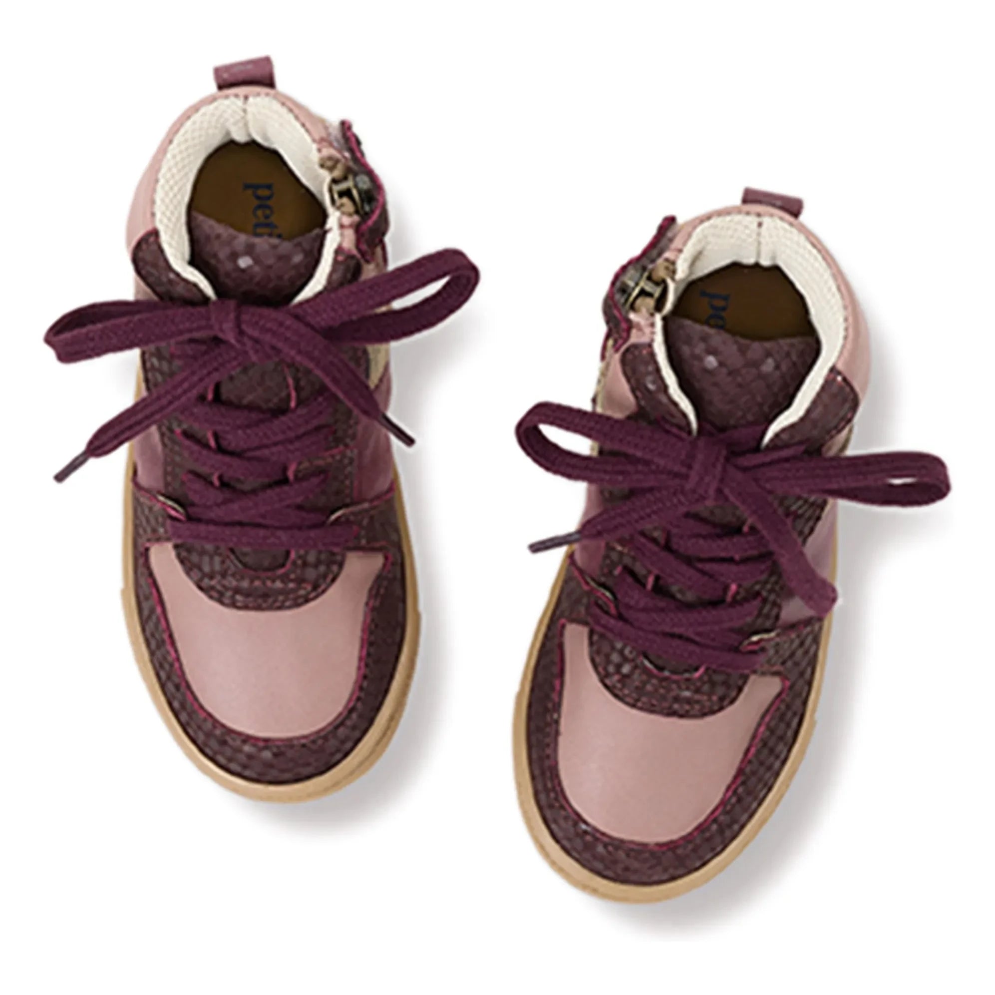 Petit Nord - Zapatillas deportivas con cordones de montaña | Berenjena
